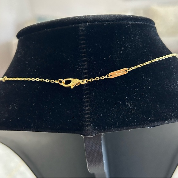 Rose gold and crystal necklace - Picture 3 of 3